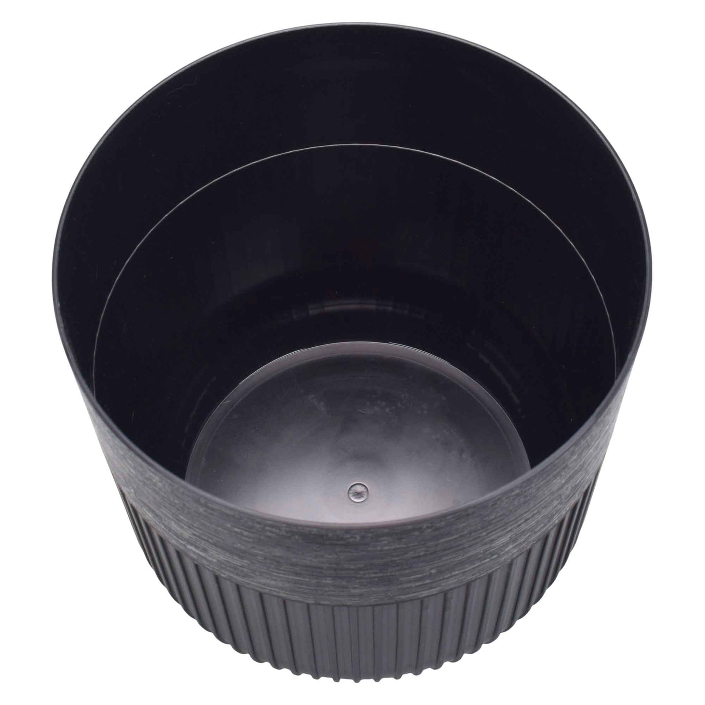 Luca Pot without Hole 190mm Deep Black