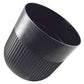 Luca Pot without Hole 190mm Deep Black