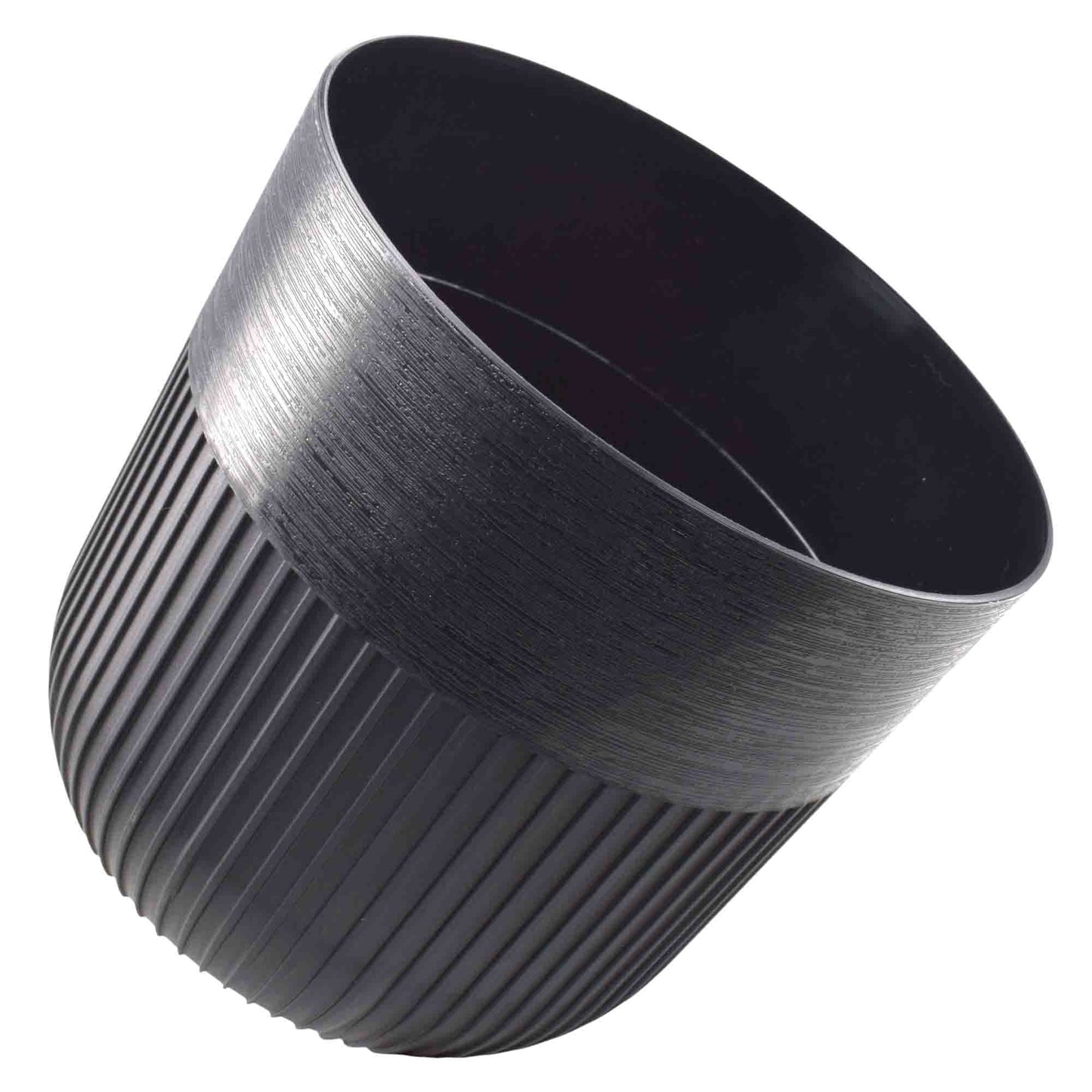 Luca Pot without Hole 190mm Deep Black