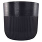 Luca Pot without Hole 190mm Deep Black