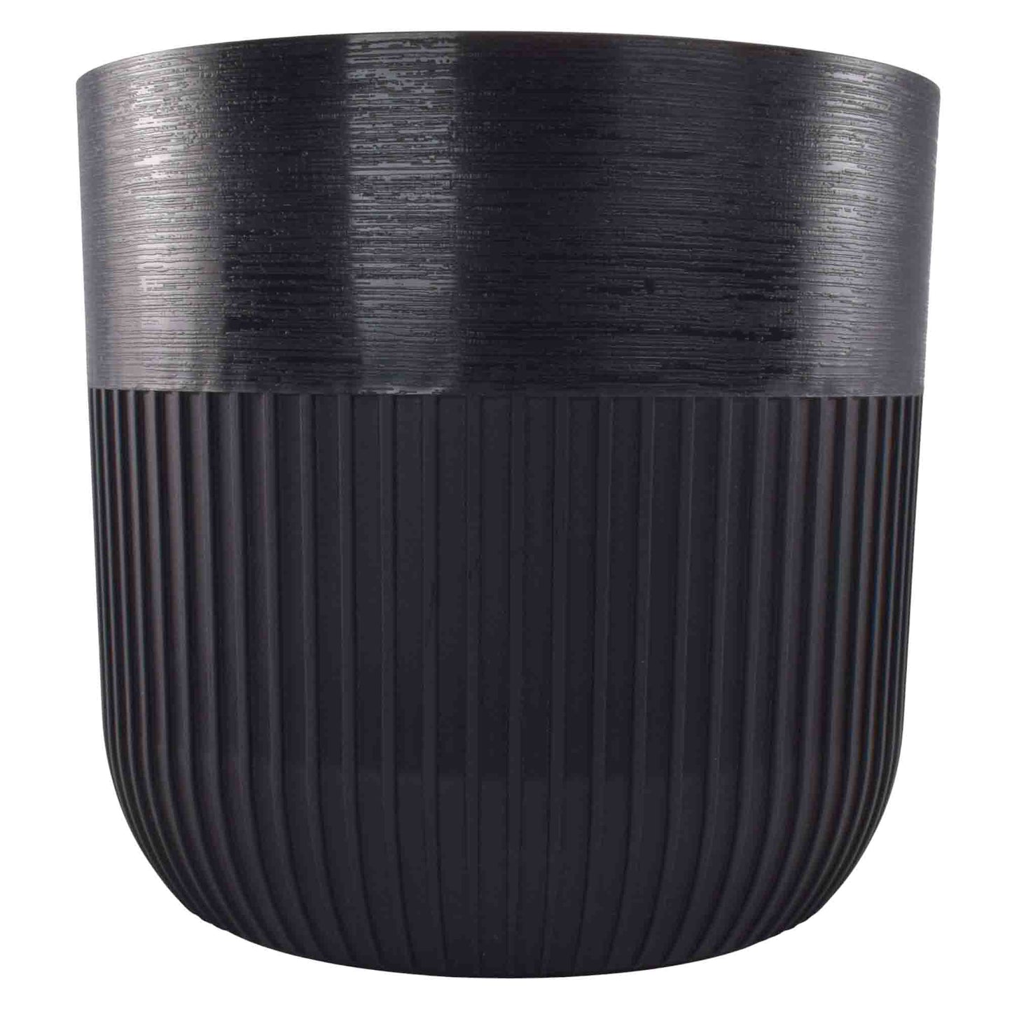 Luca Pot without Hole 160mm Deep Black