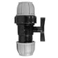 Wall Flange Kit 20mm MDPE With In-Line Valve