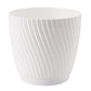 Mika Pot with Saucer 170mm White