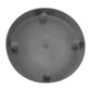 Mika Pot with Saucer 150mm Platinum