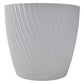 Mika Pot with Saucer 170mm White