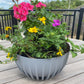 Mira Bowl Pot, Insert and Hole With Plug 240mm Gray