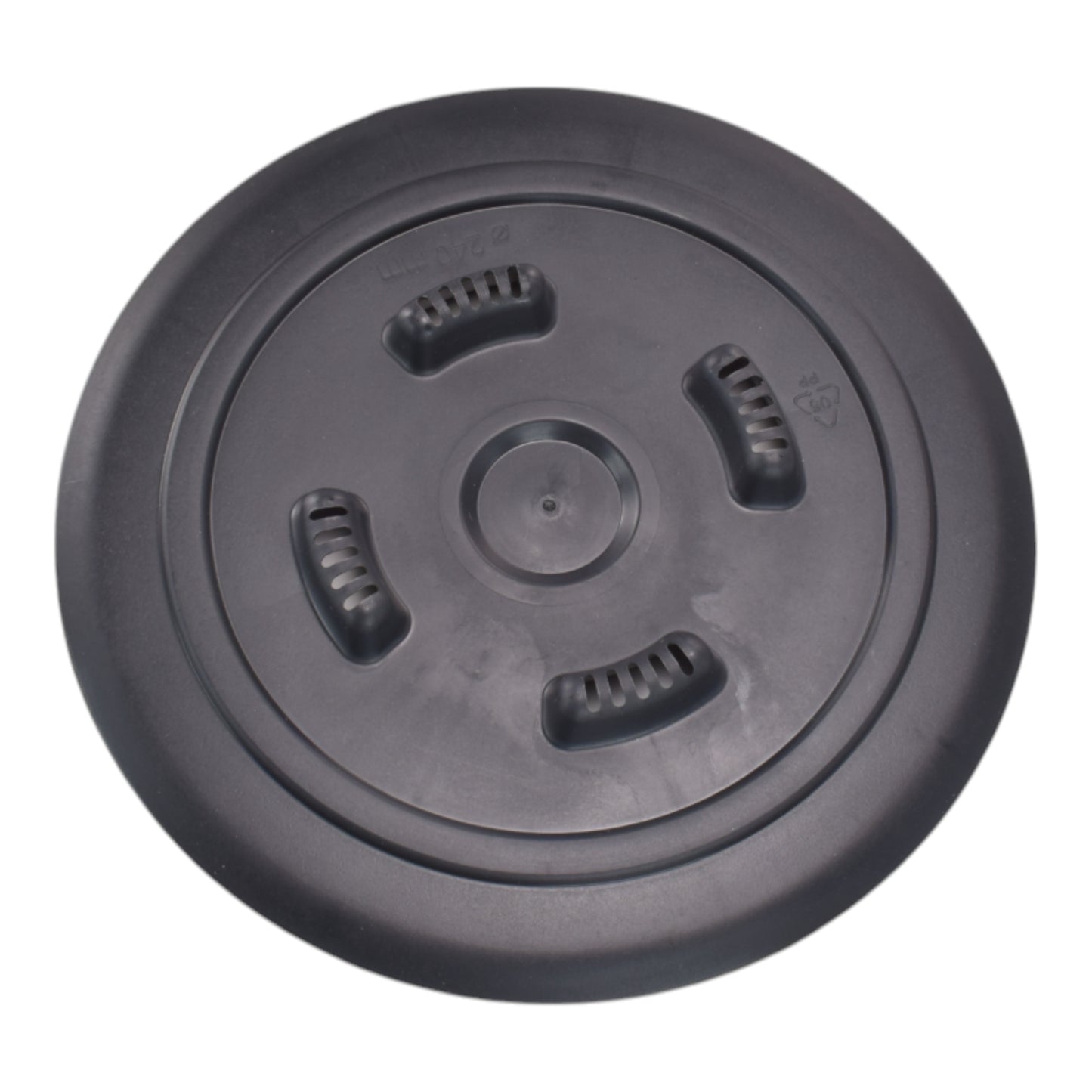Mira Bowl Pot, Insert and Hole With Plug 240mm Gray