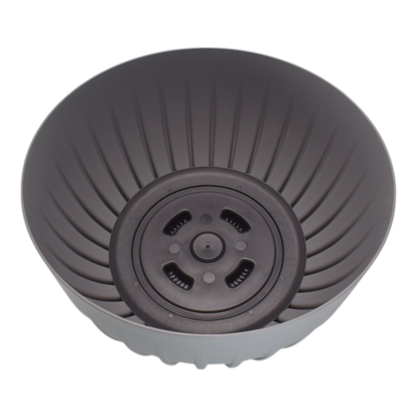 Mira Bowl Pot, Insert and Hole With Plug 240mm Gray
