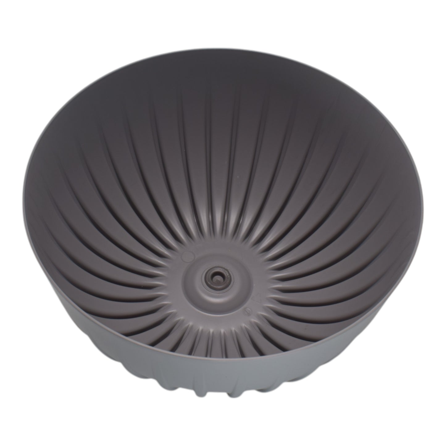 Mira Bowl Pot, Insert and Hole with Plug 300mm Gray