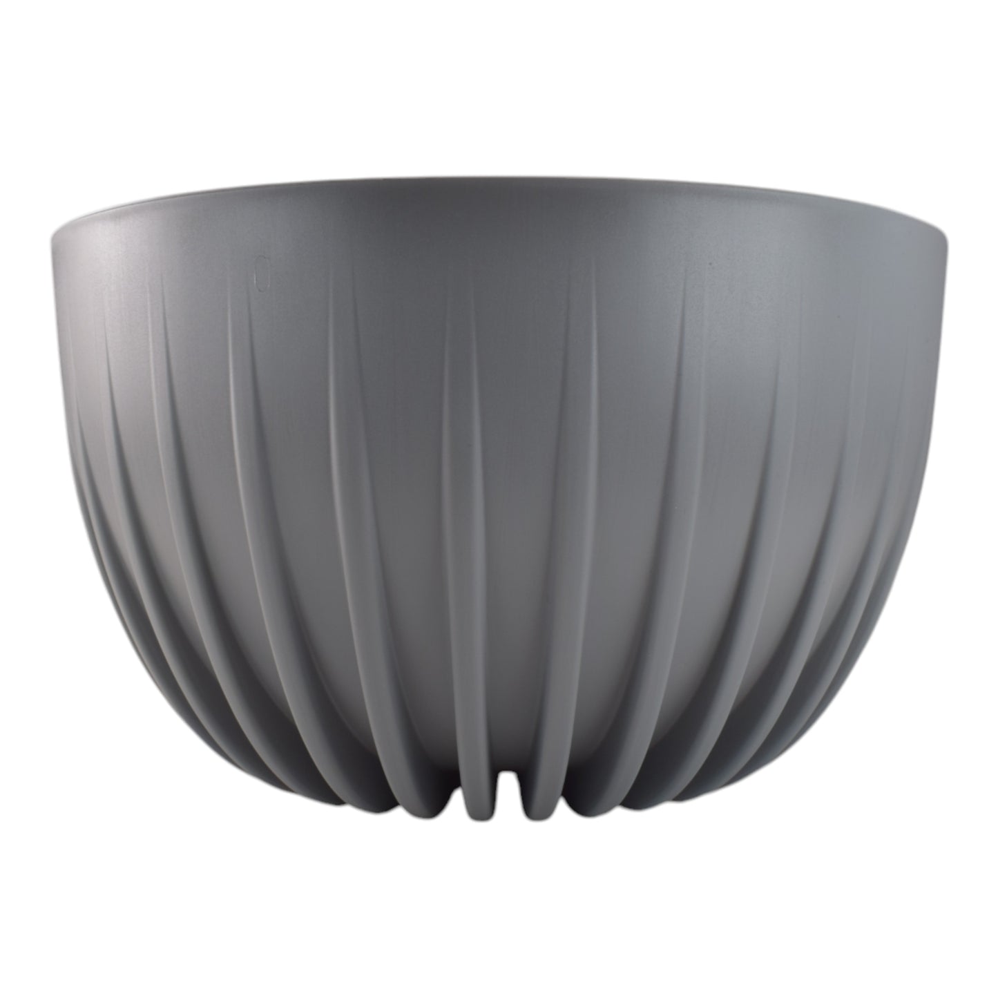 Mira Bowl Pot, Insert and Hole with Plug 300mm Gray