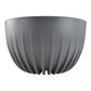 Mira Bowl Pot, Insert and Hole With Plug 240mm Gray