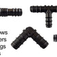 Mix 1/2" Barb Connectors POROUS15