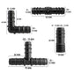 Mix 1/2" Barb Connectors HOZ10
