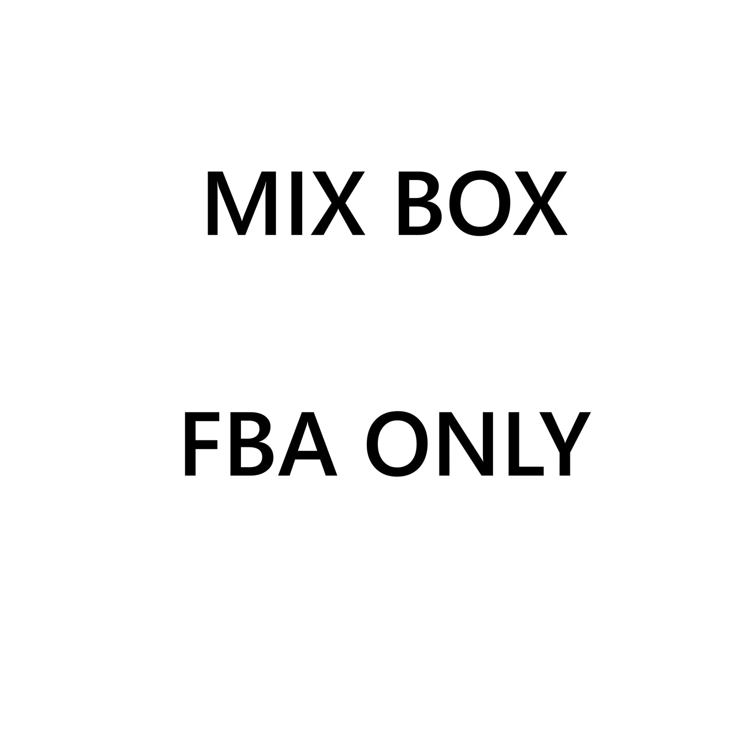 MIx of 5 sku FBA only
