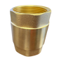 Brass Spring Check Valve with barbed connectors