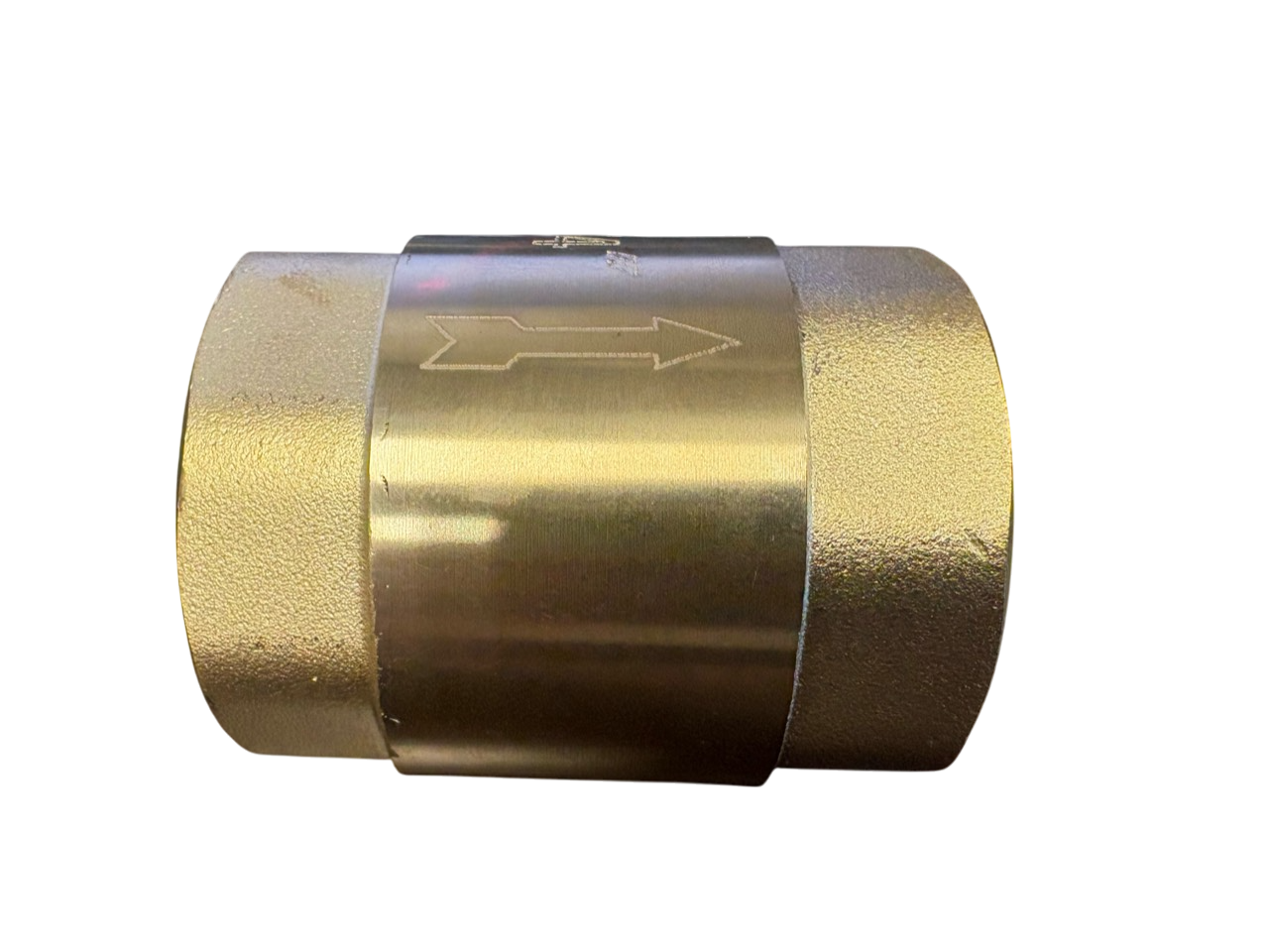 Brass Spring Check Valve with barbed connectors