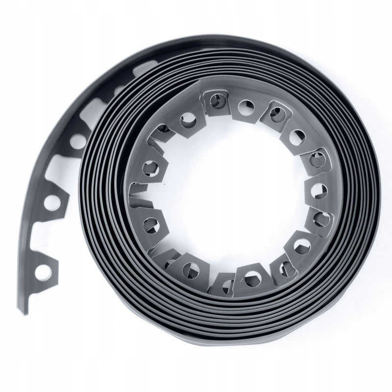 Lawn Border Set, Easy Border 40mm Gray 10m with Pegs