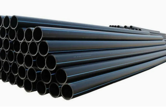 MDPE black rigid pipe 0.5m long 50mm /2.8mm
