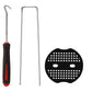 Weed Control Membrane Pegs Buffer Washer, 6"/150mm, Red