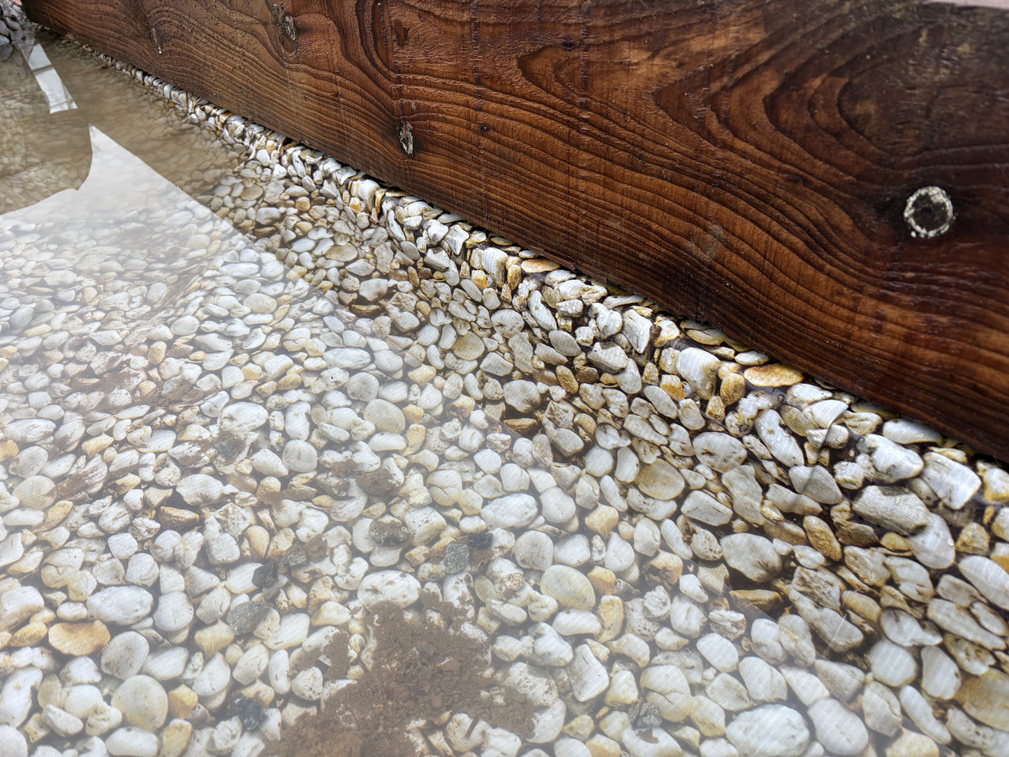 Small Pebble Print PVC 450gsm Pond Liner 2.5m x 5m