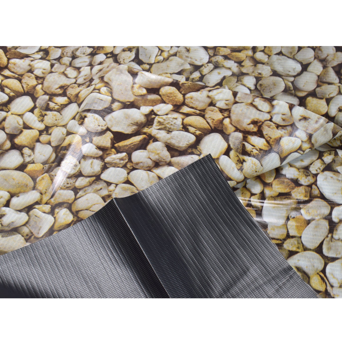 Small Pebble Print PVC 450gsm Pond Liner 2.5m x 5m