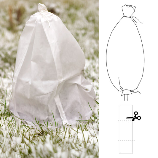 Protective Plant Cover, 50gsm Sleeve, Diameter: 89cm, Size: 1.4m x 10m