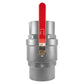 PP 4" BSPF Stopcock with Stainless Steel Ball Valve and Handle
