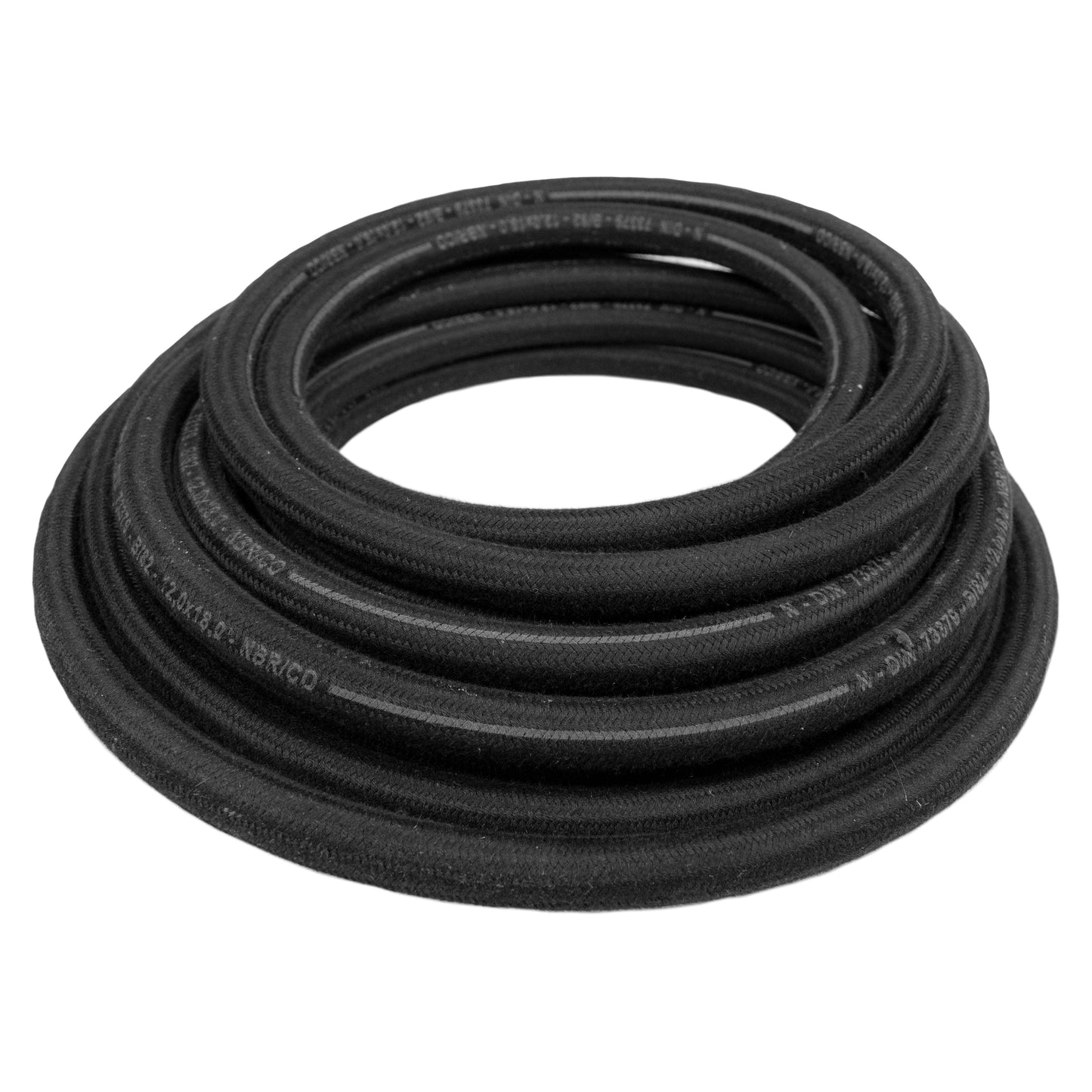 Rubber Reinforced with a Heat Resistant Textile Braid 3.2mm/7mm