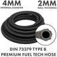 Rubber Reinforced with a Heat Resistant Textile Braid 4mm/8mm