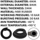Rubber Reinforced with a Heat Resistant Textile Braid 4mm/8mm