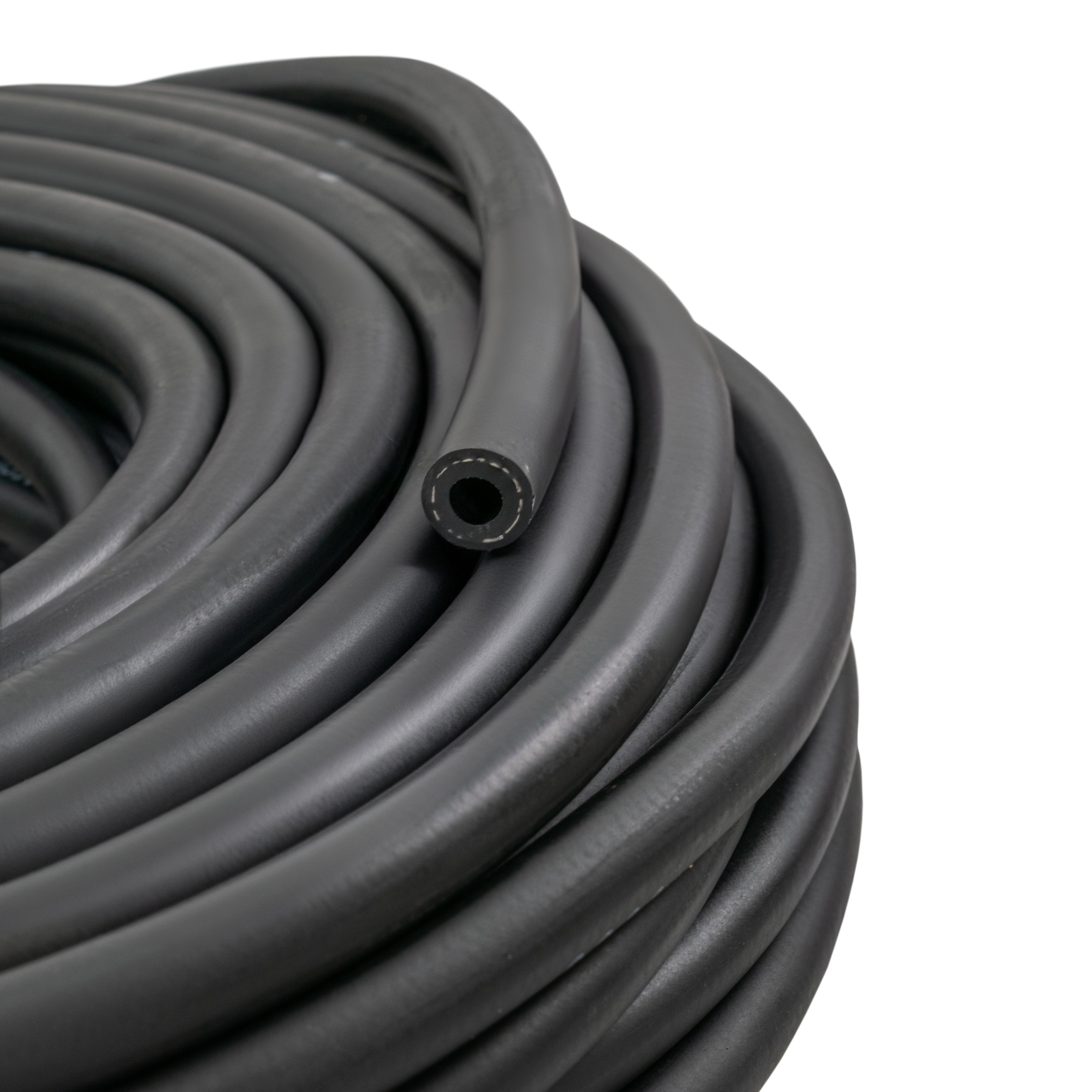6mm (1/4") Braided Rubber Oil/Fuel Hose - 300 PSI - Petrol/Diesel/Water - Per Metre