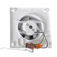 Through Wall Ventilation Kit RICO Pull-Cord Switch Fan with Graphite External Vent