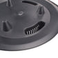 Roma Bowl Pot with Legs, Insert and Hole with Plug 330mm White