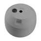 Roma Bowl Pot with Legs, Insert and Hole with Plug 240mm White