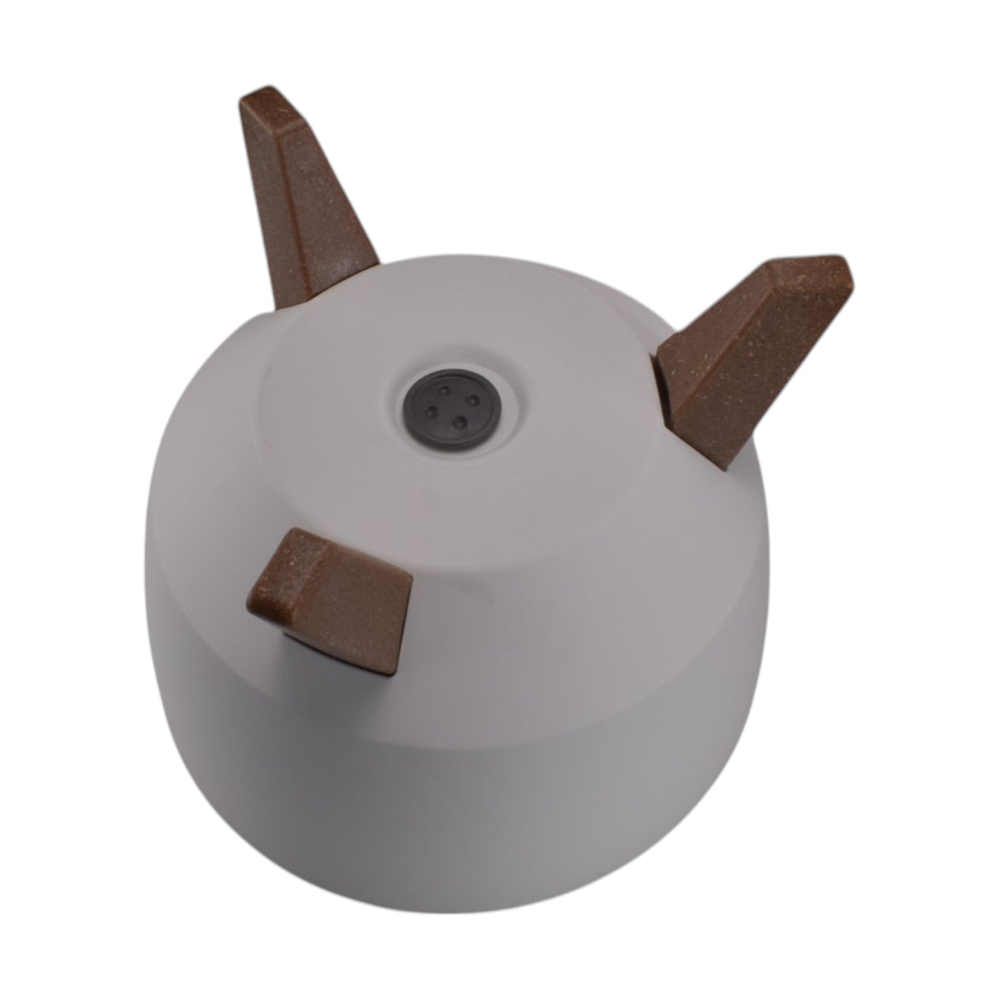 Roma Bowl Pot with Legs, Insert and Hole with Plug 240mm White