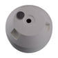 Roma Bowl Pot with Legs, Insert and Hole with Plug 240mm White