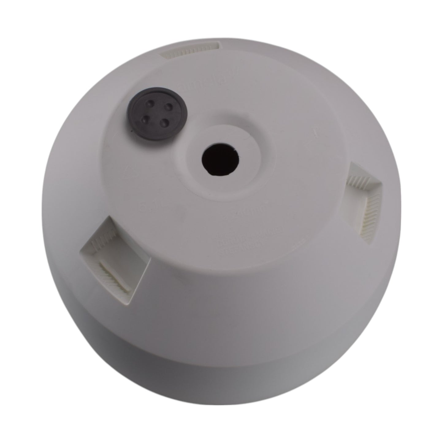 Roma Bowl Pot with Legs, Insert and Hole with Plug 240mm White