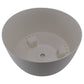 Roma Bowl Pot with Legs, Insert and Hole with Plug 330mm White