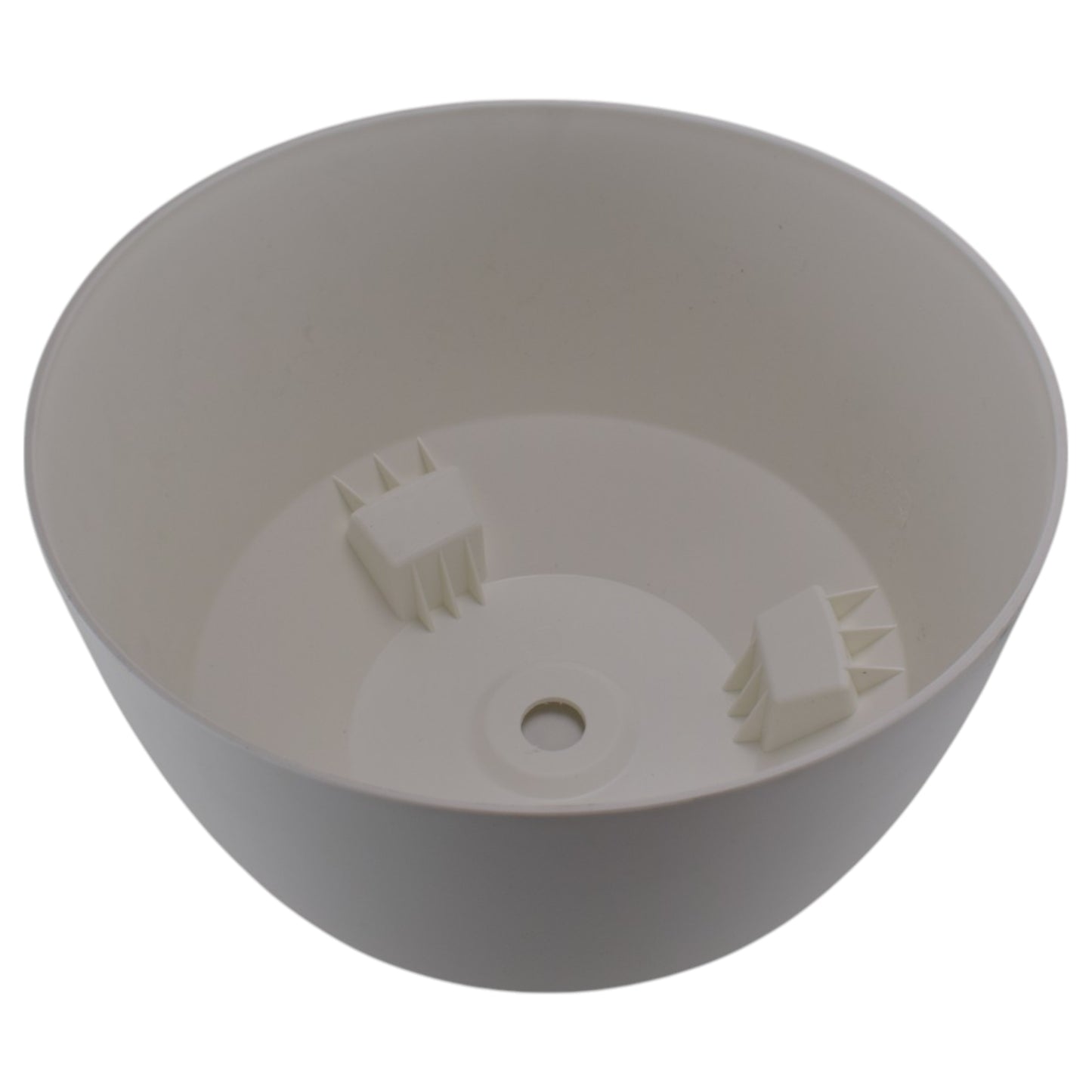 Roma Bowl Pot with Legs, Insert and Hole with Plug 330mm White