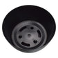 Roma Bowl Pot with Legs, Insert and Hole with Plug 290mm Black