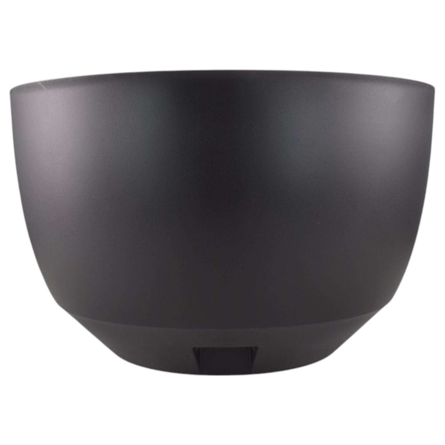 Roma Bowl Pot with Legs, Insert and Hole with Plug 290mm Black