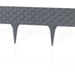 Lawn Edging, Plastic Palisade Rattan Effect, 2.4m, Gray