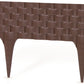 Lawn Edging, Plastic Palisade Rattan Effect, 2.4m, Brown