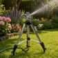 Aluminium Garden Sprinkler Tripod Stand 55-105cm Spiked Feet