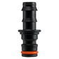Porous Pipe Connector 1/2" Barb to Snap On Male