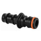 Porous Pipe Connector 1/2" Barb to Snap On Male