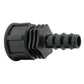 16mm Barbed Straight with In-Line BSPM Threaded Valve