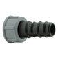In-Line BSPM Valve with 2 x 20mm Barbed Straight Connectors