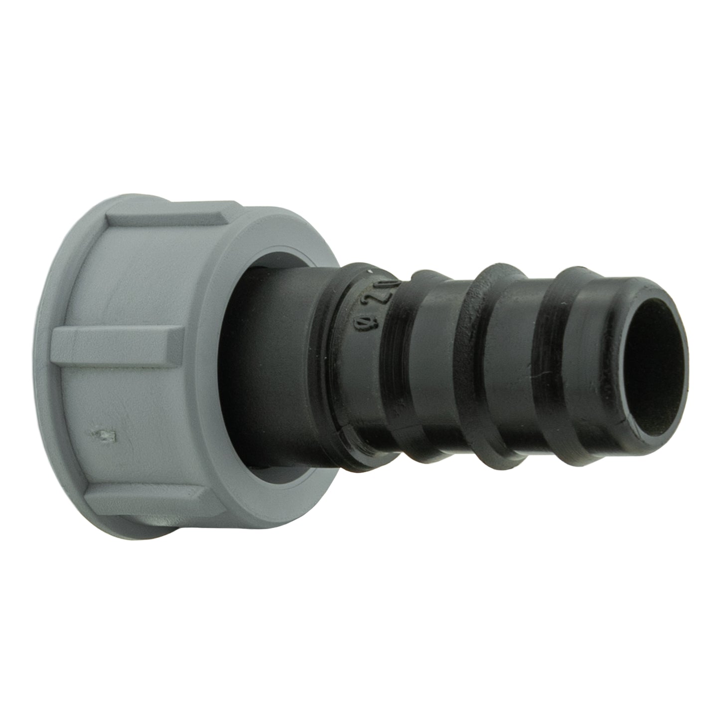 Joiner for 20mm Pipe with ¾” BSPF Thread