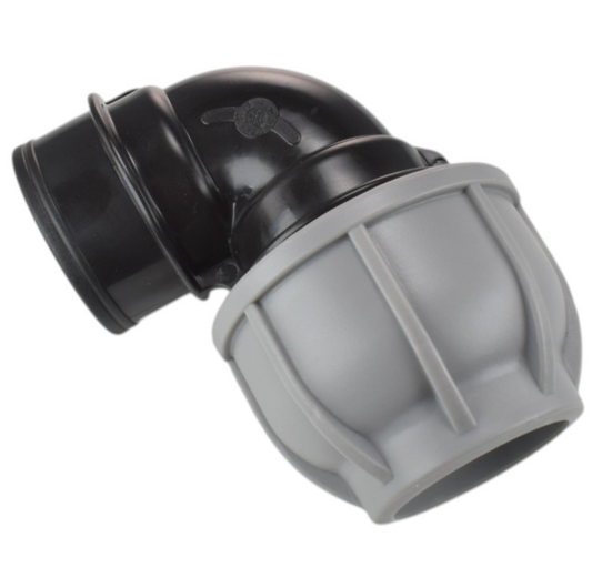MDPE Elbow 50mm - 1.5" BSPF